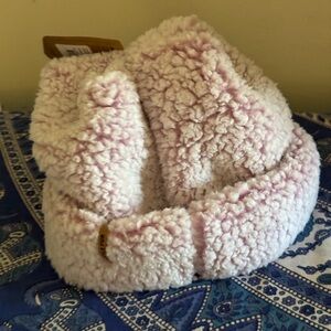 Cozy Pink Sherpa Hat